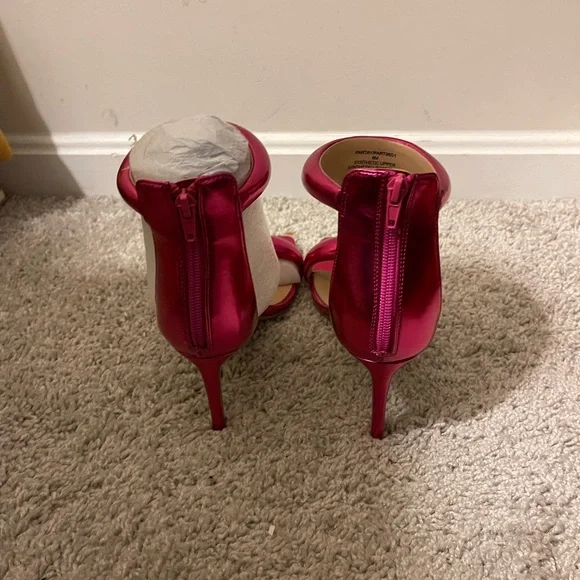 Steve Madden Partay Women's Pink High Heel Sandals - Picture 2 of 6